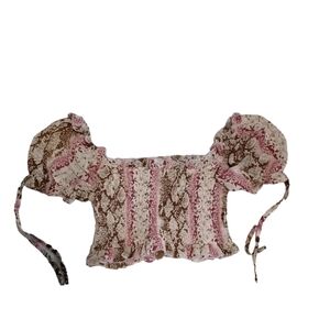 Fashion Nova Crop Top Size S